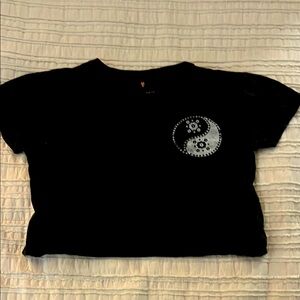 Girls Crewcuts cropped shirt